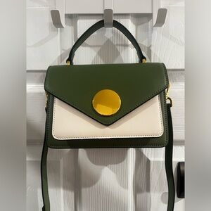 AALLYN June Crossbody bag Green/Chalk
